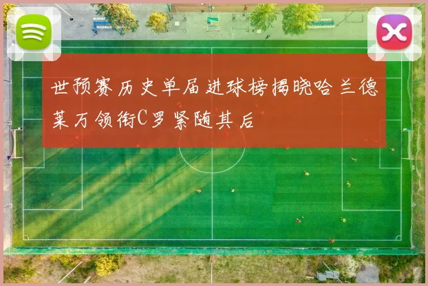 世预赛历史单届进球榜揭晓哈兰德莱万领衔C罗紧随其后